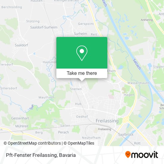 Pft-Fenster Freilassing map