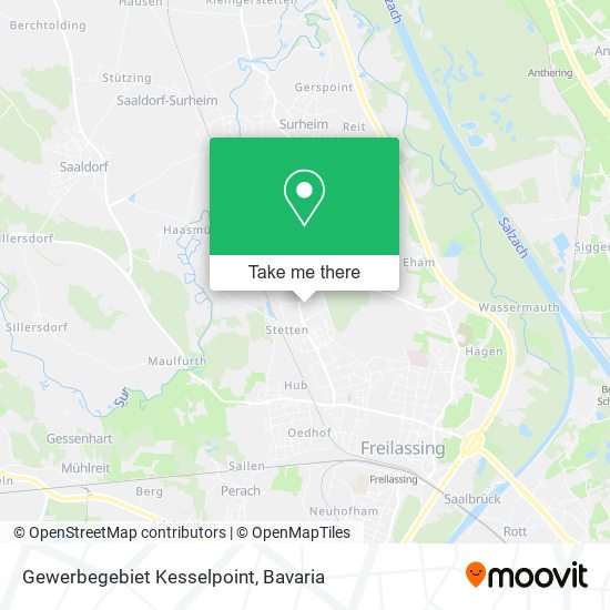 Gewerbegebiet Kesselpoint map