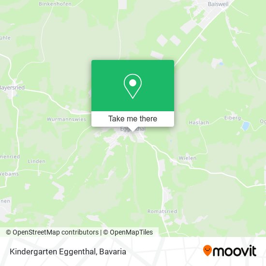 Kindergarten Eggenthal map