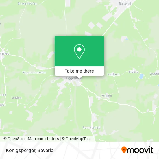 Карта Königsperger