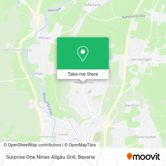 Карта Surprise One Ninas Allgäu Grill