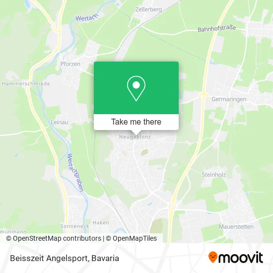 Карта Beisszeit Angelsport