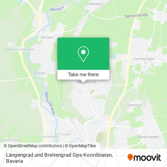 Längengrad und Breitengrad Gps-Koordinaten map