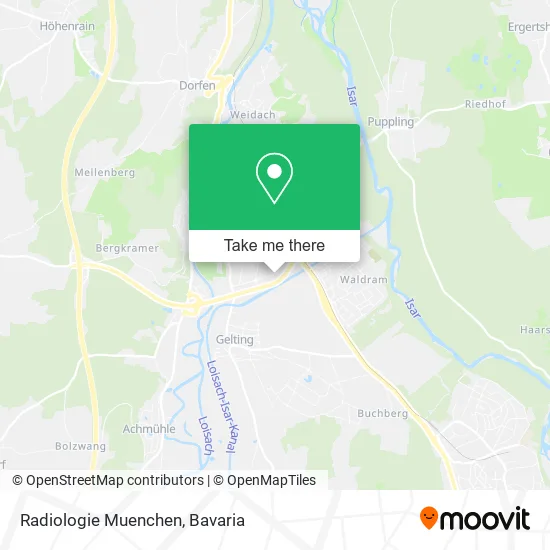 Radiologie Muenchen map