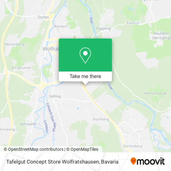 Карта Tafelgut Concept Store Wolfratshausen