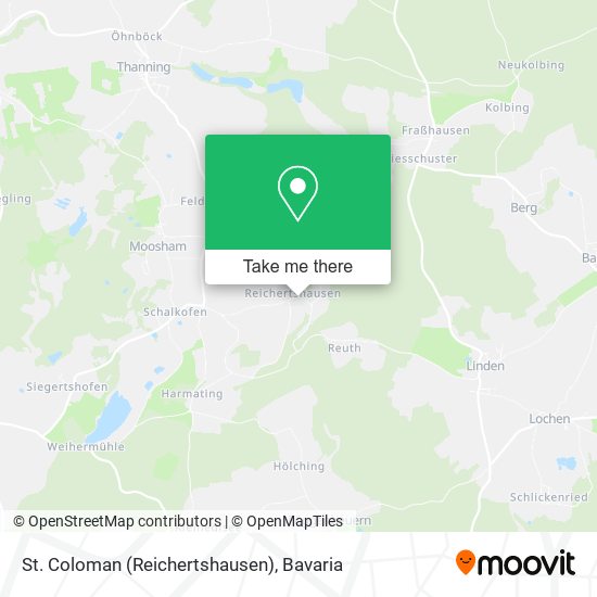St. Coloman (Reichertshausen) map
