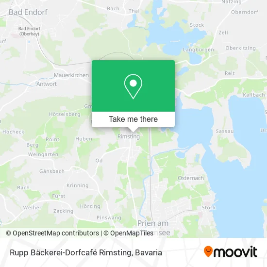 Карта Rupp Bäckerei-Dorfcafé Rimsting