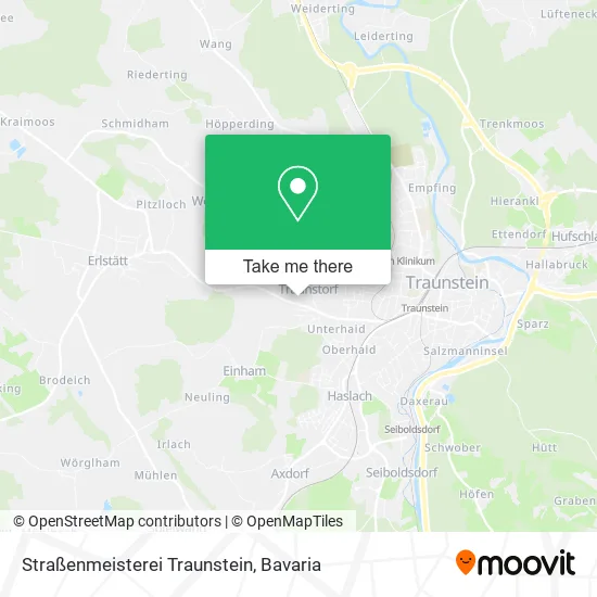 Карта Straßenmeisterei Traunstein