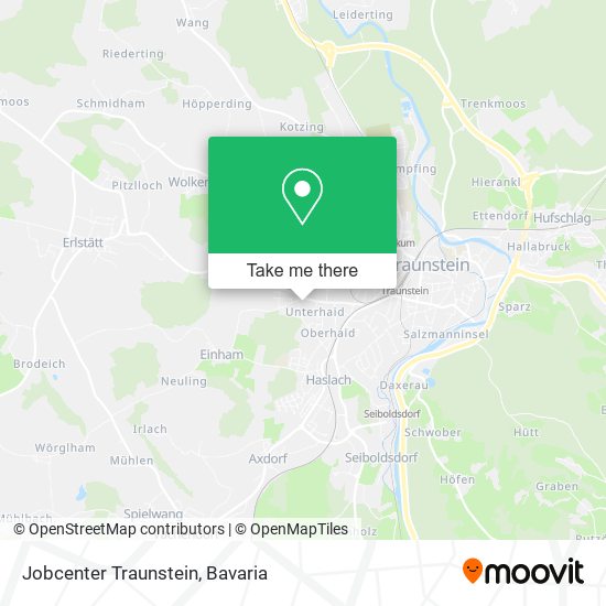 Карта Jobcenter Traunstein