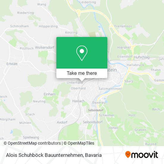 Alois Schuhböck Bauunternehmen map