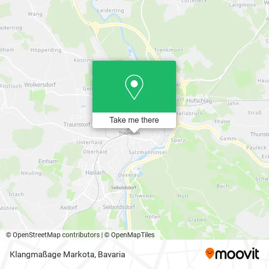 Карта Klangmaßage Markota