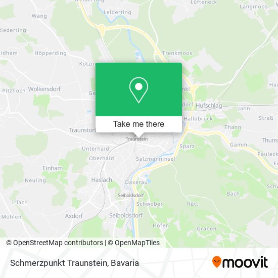 Schmerzpunkt Traunstein map