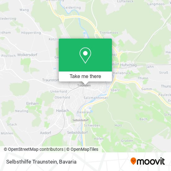 Selbsthilfe Traunstein map