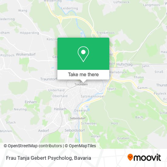 Карта Frau Tanja Gebert Psycholog