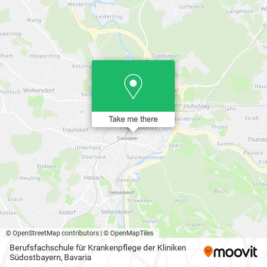Berufsfachschule für Krankenpflege der Kliniken Südostbayern map