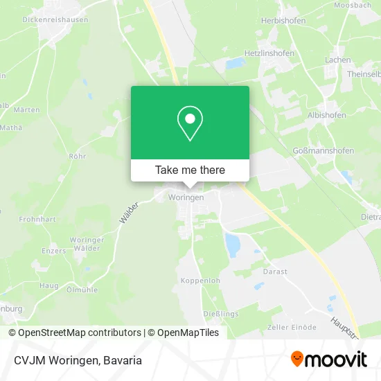 Карта CVJM Woringen
