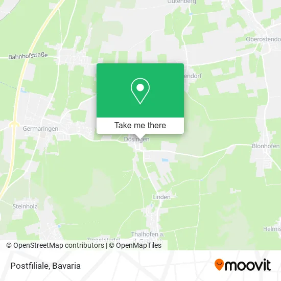 Карта Postfiliale