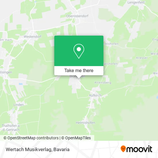 Карта Wertach Musikverlag