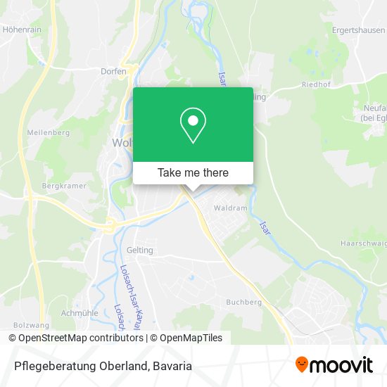 Pflegeberatung Oberland map