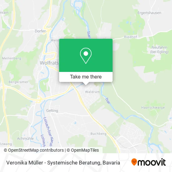 Карта Veronika Müller - Systemische Beratung