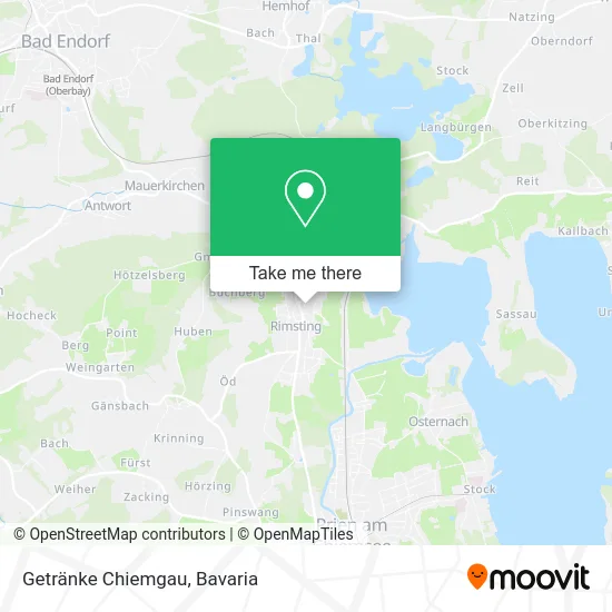 Карта Getränke Chiemgau