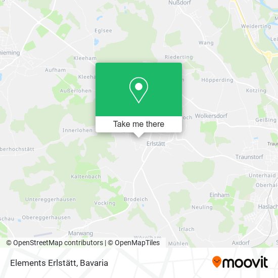 Elements Erlstätt map