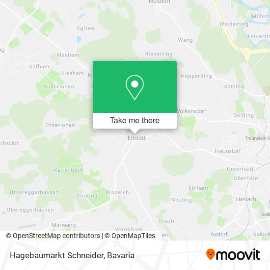 Карта Hagebaumarkt Schneider