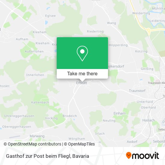 Карта Gasthof zur Post beim Fliegl