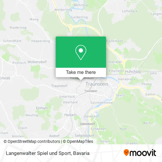 Карта Langenwalter Spiel und Sport