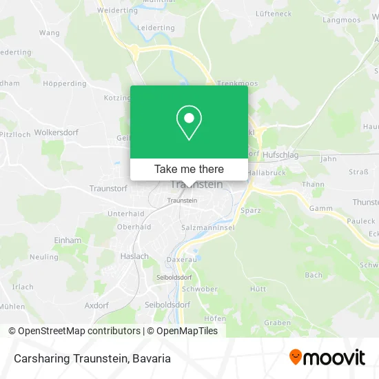 Карта Carsharing Traunstein