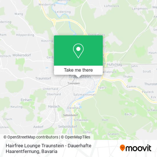 Hairfree Lounge Traunstein - Dauerhafte Haarentfernung map