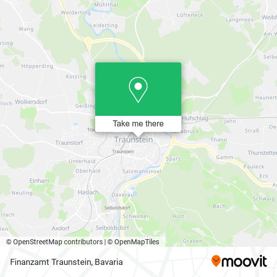 Карта Finanzamt Traunstein