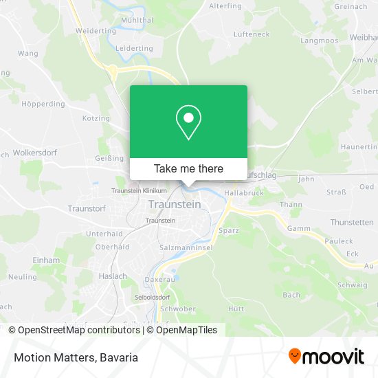 Motion Matters map