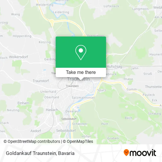 Карта Goldankauf Traunstein