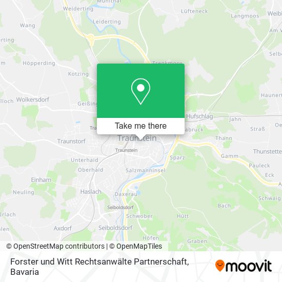 Forster und Witt Rechtsanwälte Partnerschaft map