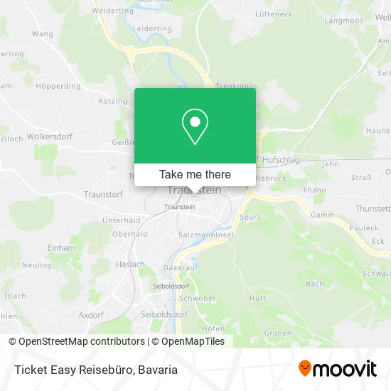 Карта Ticket Easy Reisebüro
