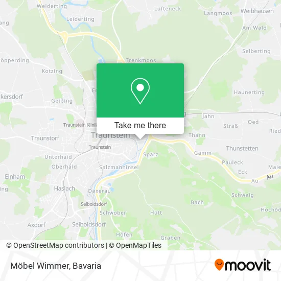 Карта Möbel Wimmer