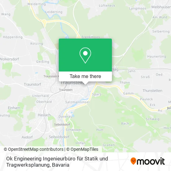 Карта Ok Engineering Ingenieurbüro für Statik und Tragwerksplanung