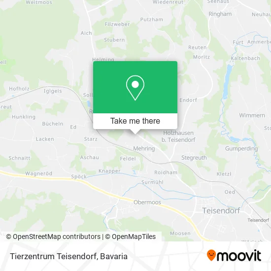 Карта Tierzentrum Teisendorf