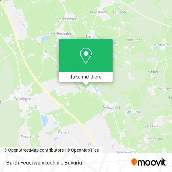 Карта Barth Feuerwehrtechnik