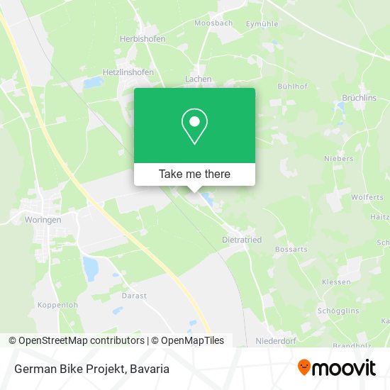 Карта German Bike Projekt