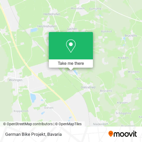 Карта German Bike Projekt