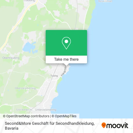 Карта Second&More Geschäft für Secondhandkleidung