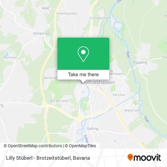 Lilly Stüberl - Brotzeitstüberl map
