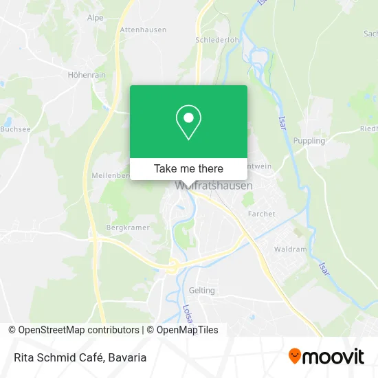 Rita Schmid Café map