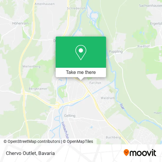 Карта Chervo Outlet