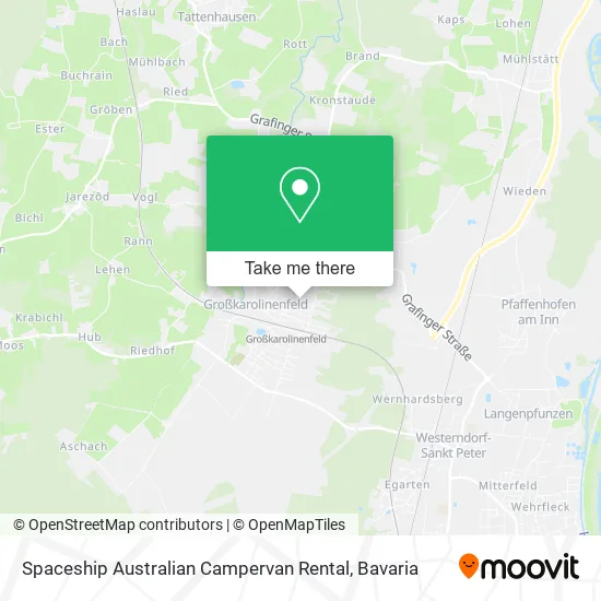 Карта Spaceship Australian Campervan Rental