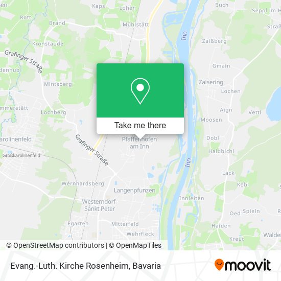 Evang.-Luth. Kirche Rosenheim map