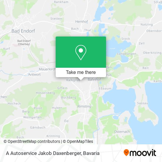 A Autoservice Jakob Daxenberger map