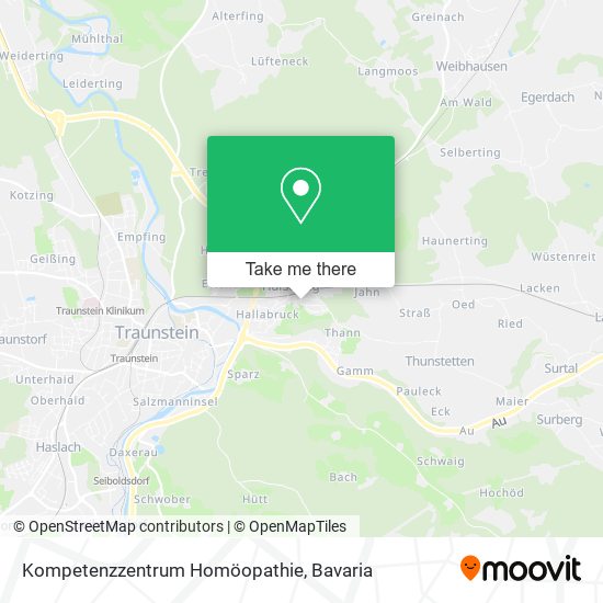 Карта Kompetenzzentrum Homöopathie